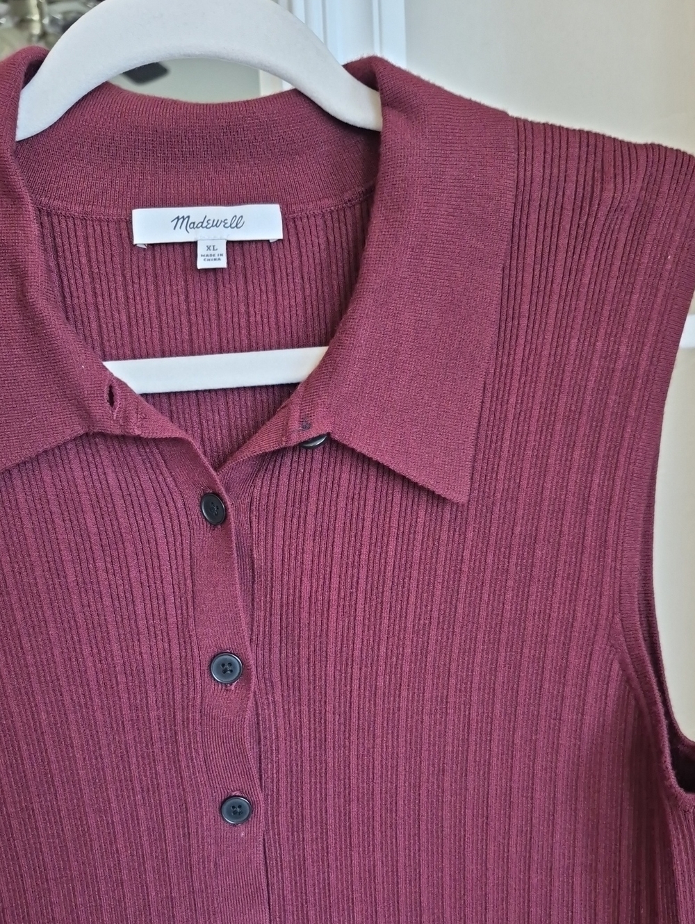🍁Madewell Sleeveless Sweater NWOT XL
